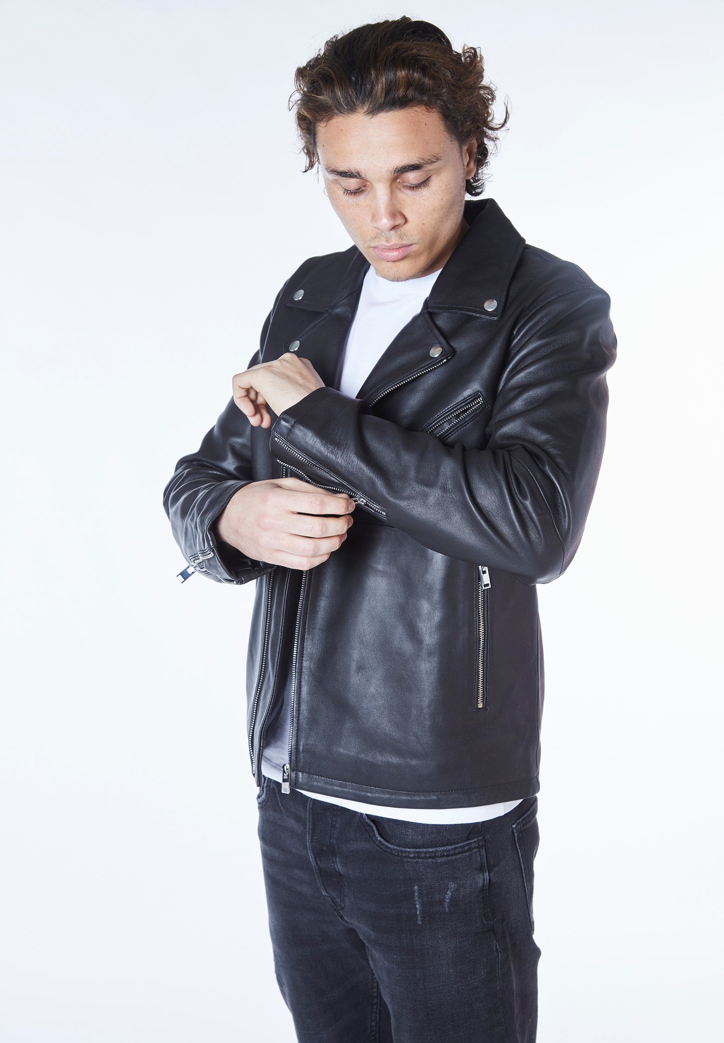 Real Leather Ranger Biker Jacket