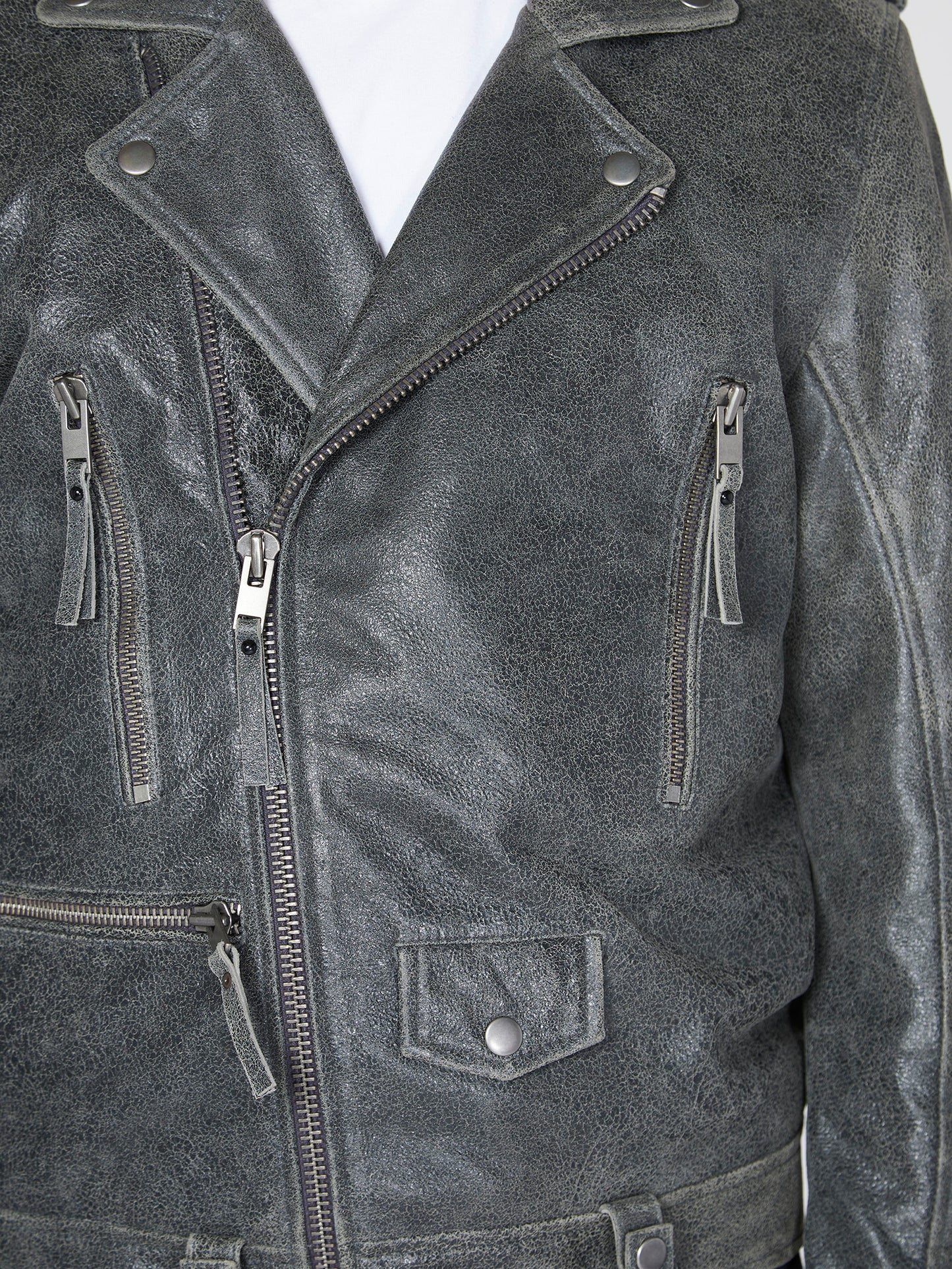 Statement Leather Biker Jacket