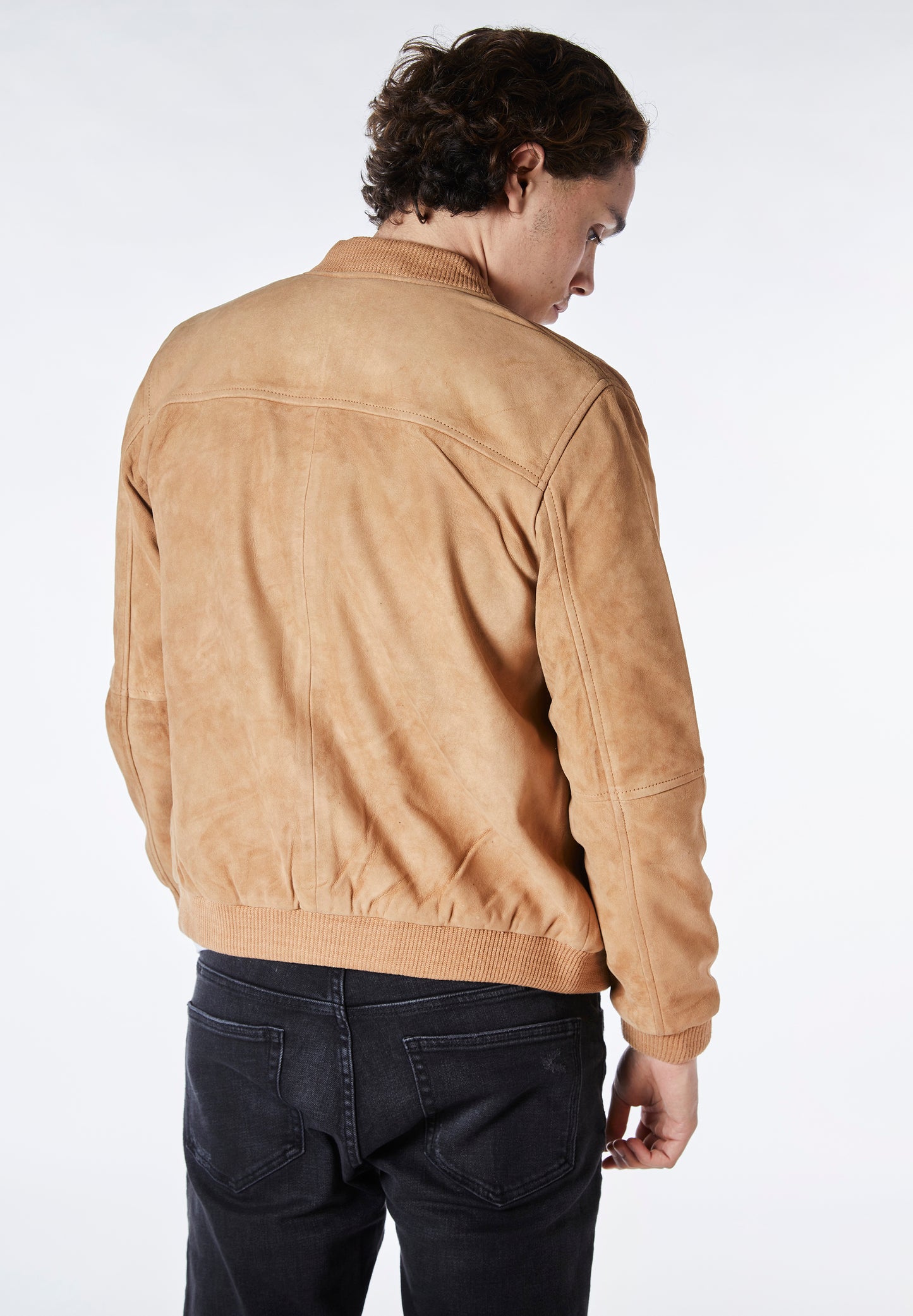 Real Suede Mikey Bomber Jacket