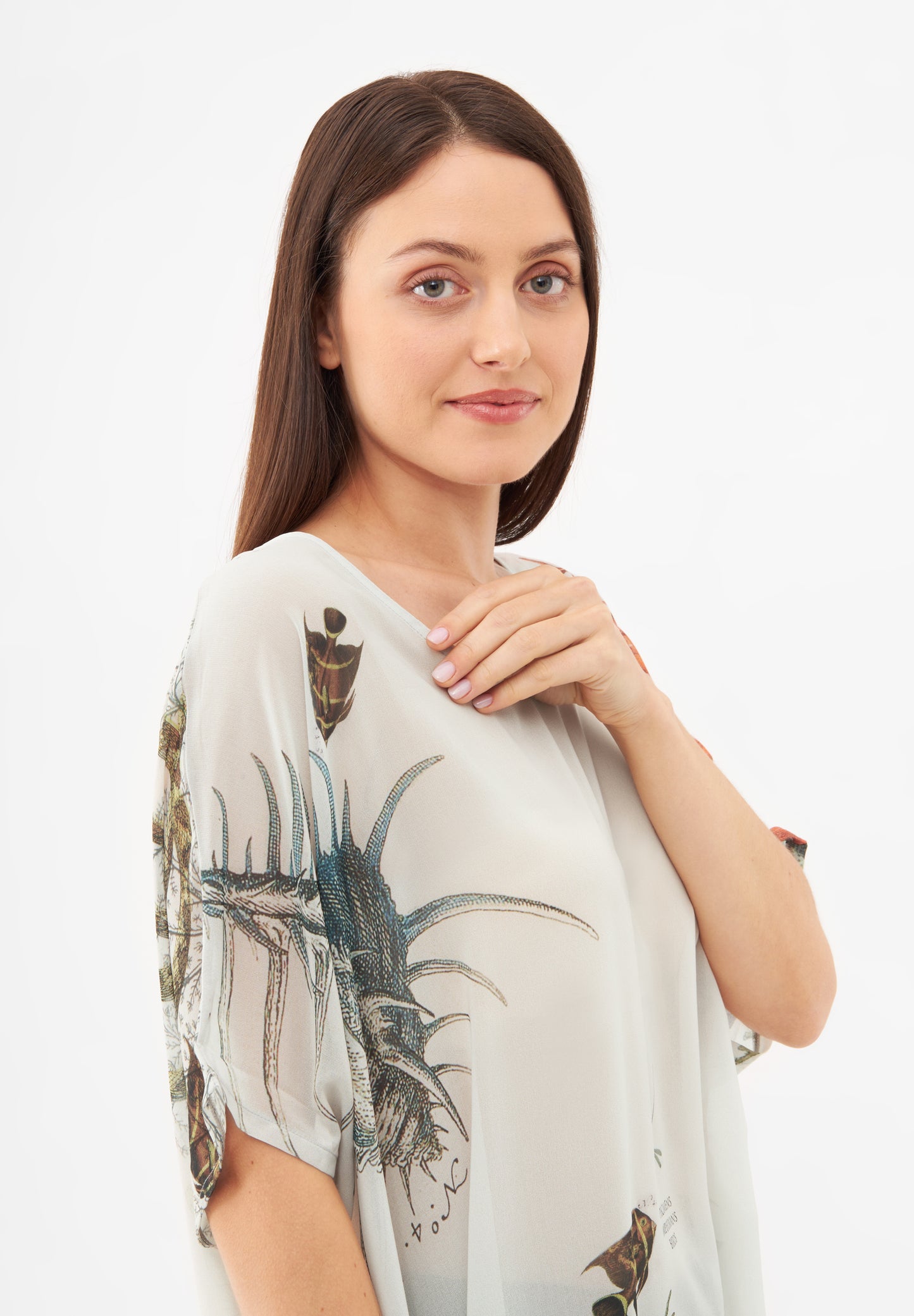 Botanical Long Top