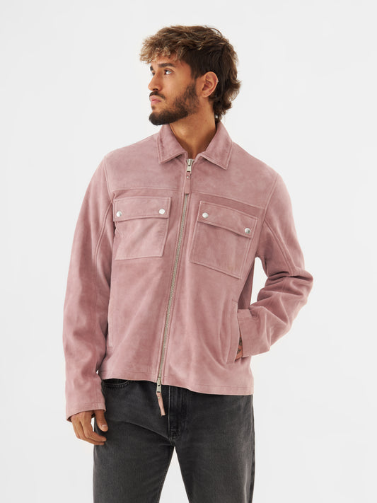 Suede Double Pocket Jacket