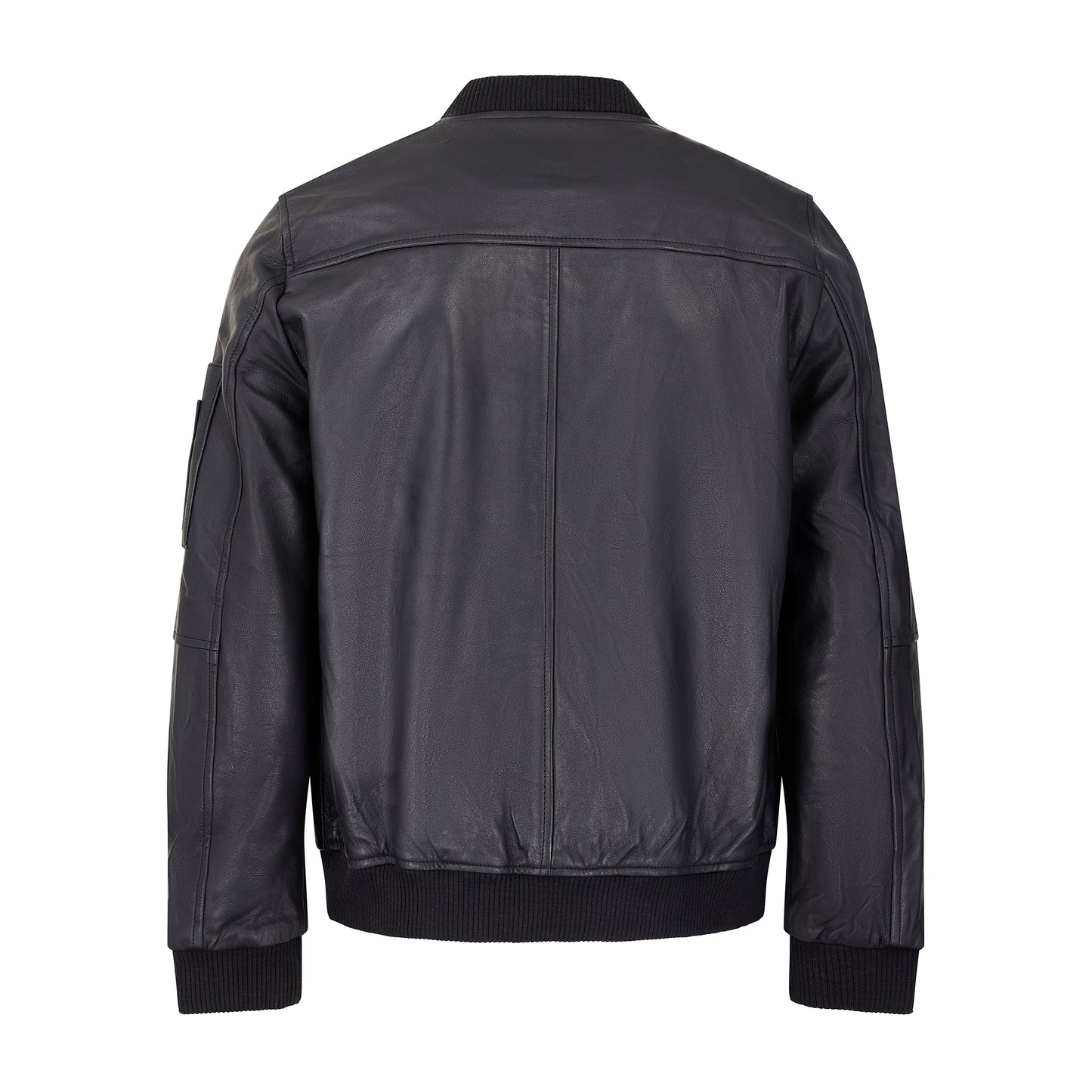 Real Leather MA1 Bomber Jacket