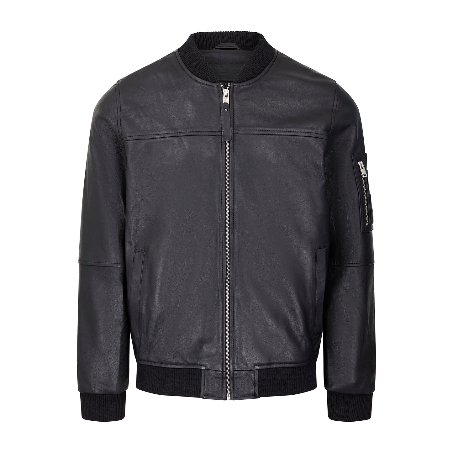 Real Leather MA1 Bomber Jacket