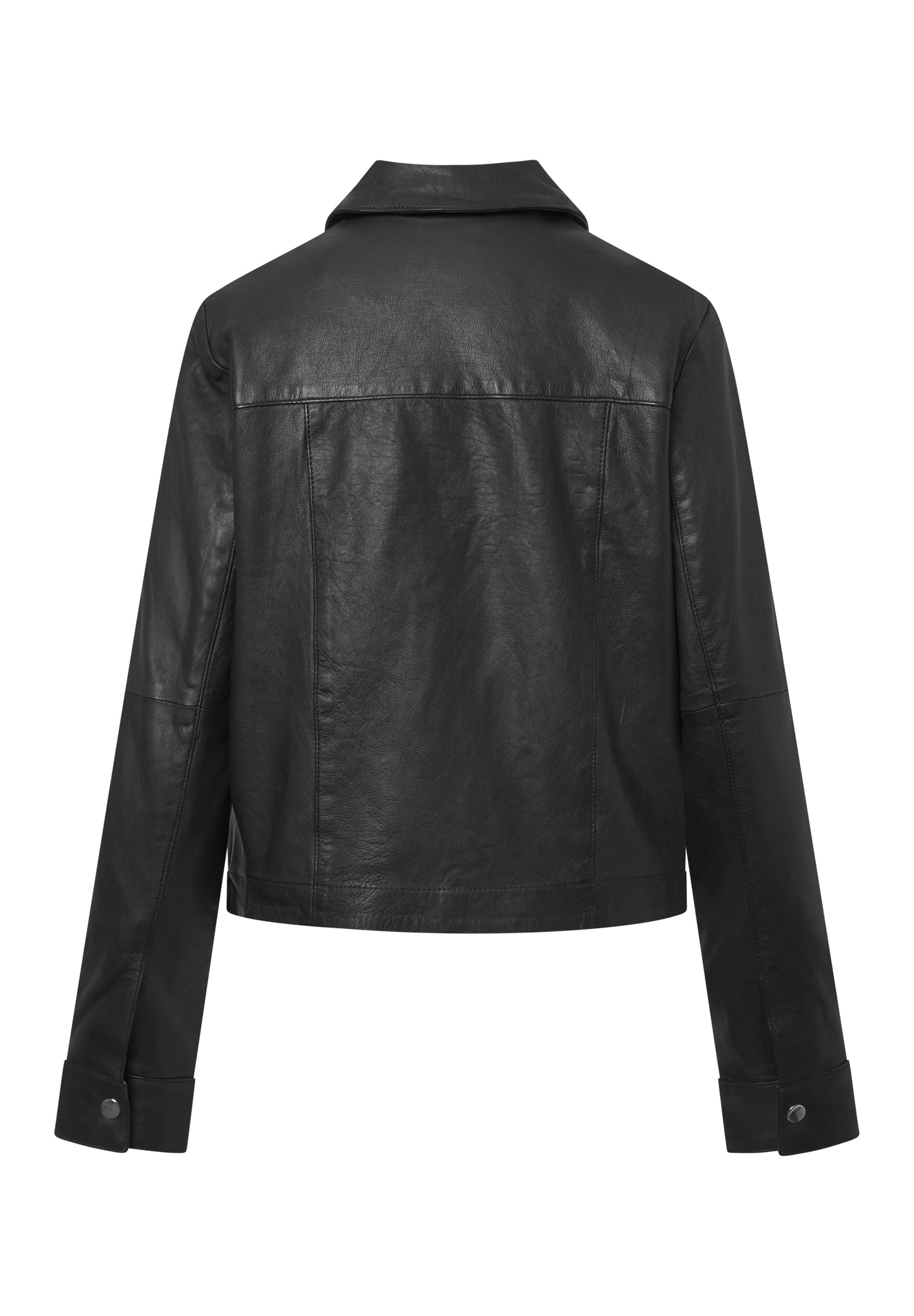 Real Leather Evie Worker Jacket