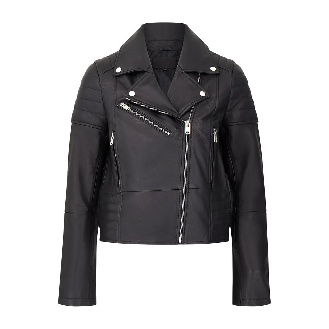 Real Leather Jasmine Biker Jacket