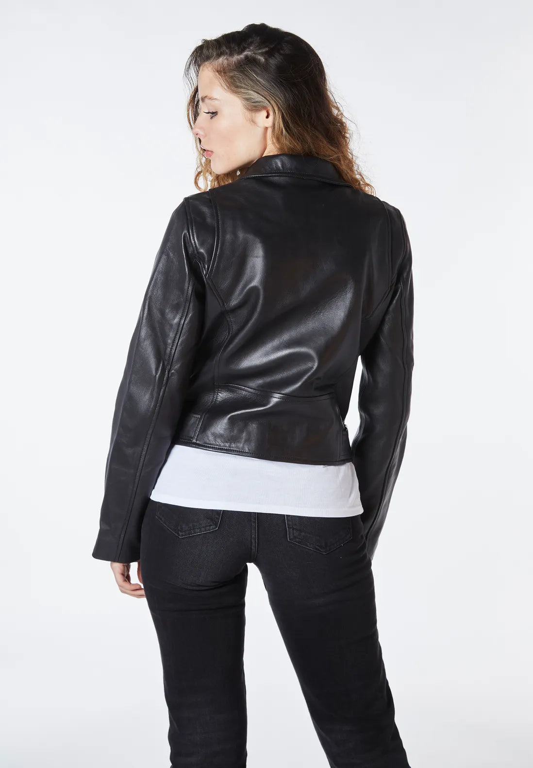 Real Leather Savanna Biker Jacket