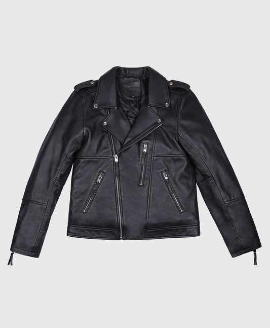 Visionary Leather Biker Jacket