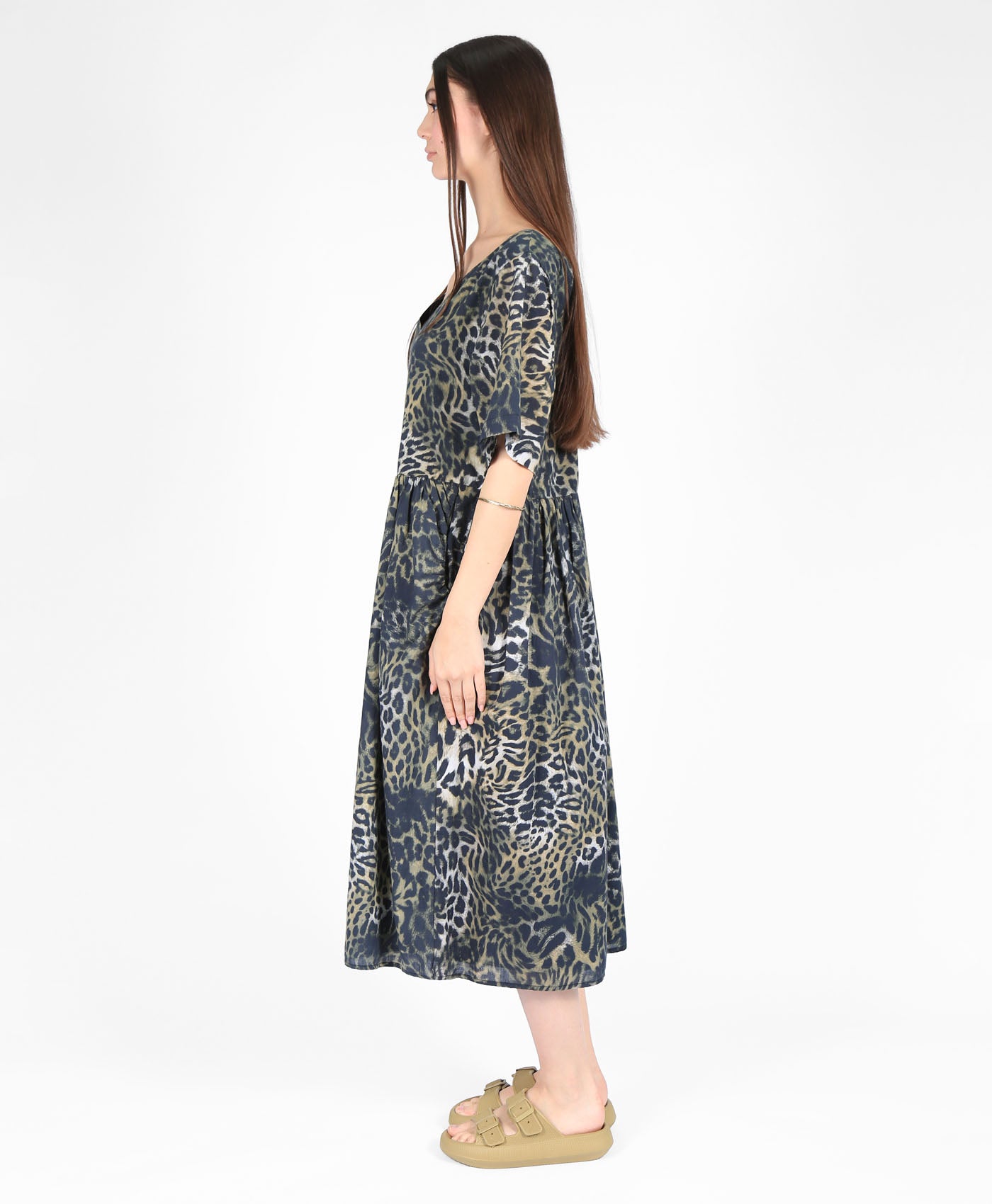 Savage Woven Midi Dress