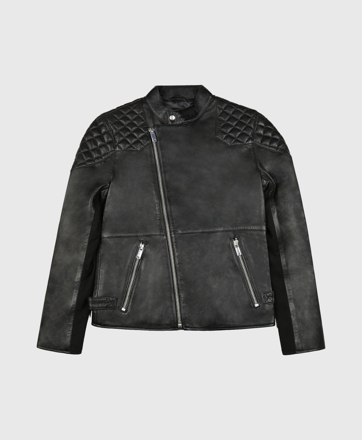Badger Leather Biker Jacket – Bolongaro Trevor