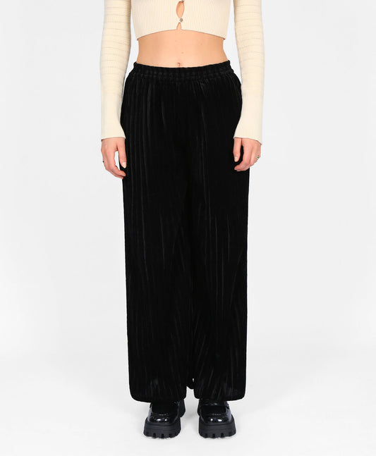 Witching Hour Velvet Wide Leg Trousers