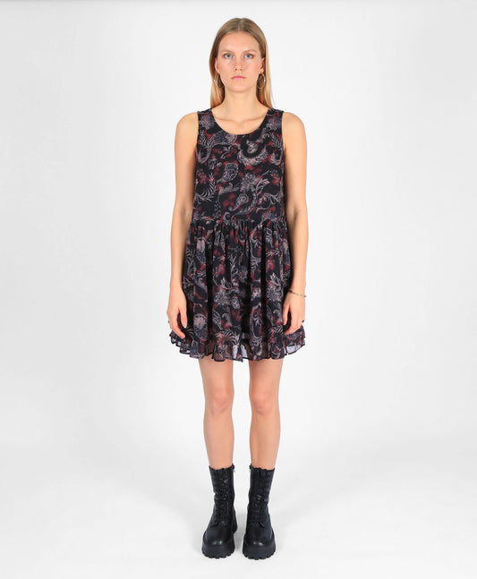 Mystic Paisley Smock Dress