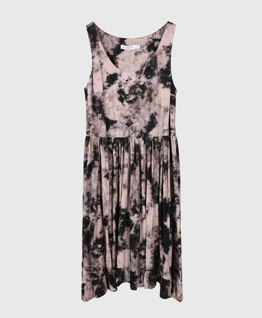 Tie Dye Mini Slip Dress Lavender