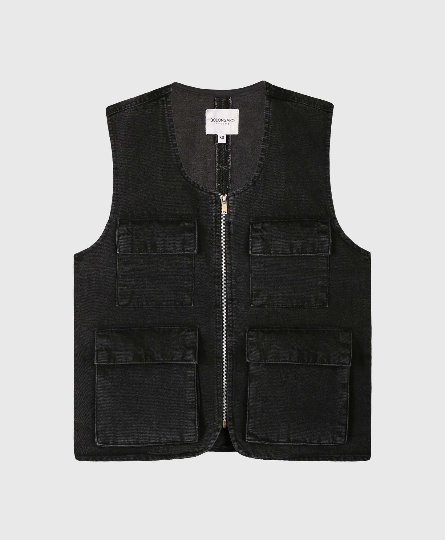 Denim Utility Vest